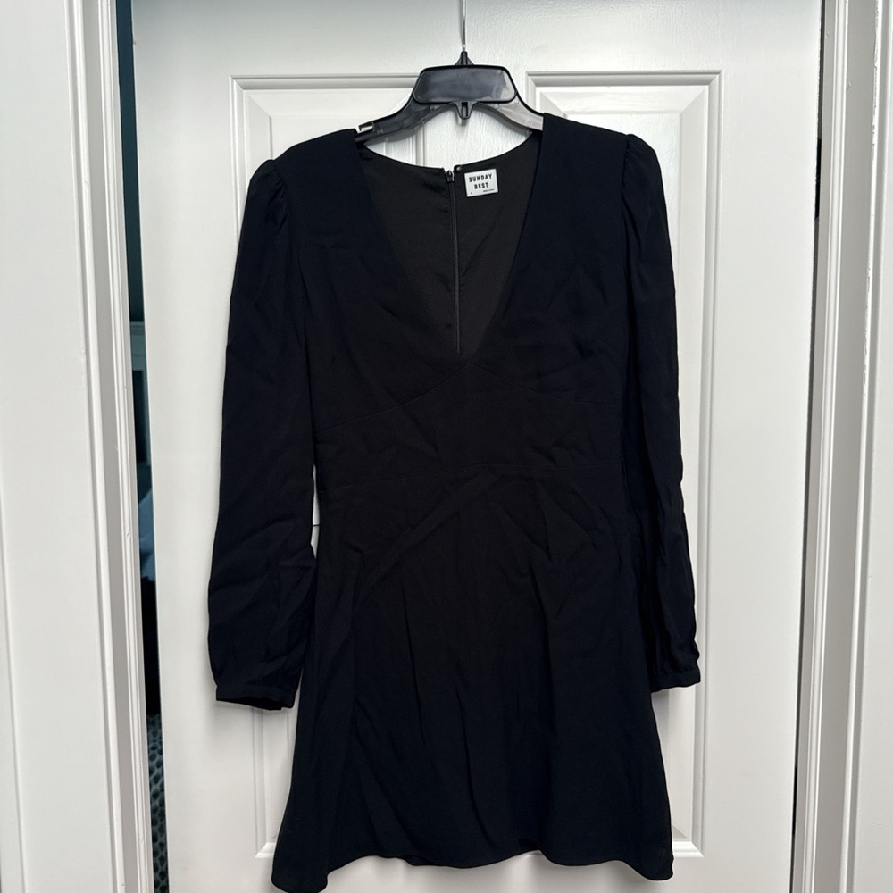 Aritzia Sunday Best Black Dress